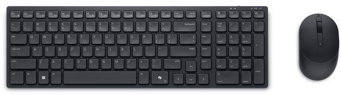 Клавіатура Dell Pro Compact Silent Keyboard and Mouse - KM555 - Ukrainian