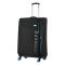 Валіза 2E, Trek, поліестер, велика, 97/117л, TSA, 4 колеса, EXP, чорний