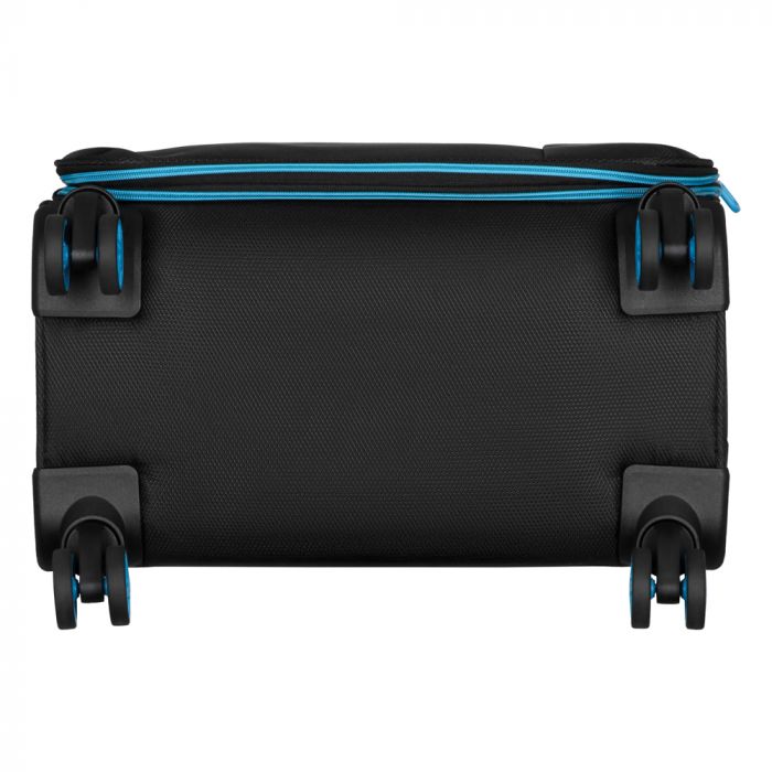 Валіза 2E, Trek, поліестер, середня, 64/78л, TSA, 4 колеса, EXP, чорний