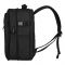 Рюкзак дорожній 2Е Trek, Cabin size, поліестр, EXP, 17/23л, з відсіком для ноутбука 16", чорний