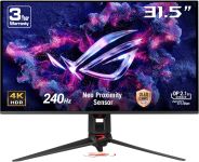 Монітор Asus 31.5" ROG Swift PG32UCDMR 2xHDMI, DP, USB-C, 3xUSB, QD-OLED, 3840x2160, 240Hz, 0.03ms, DCI-P3 99%, AdaptiveSync, HAS, HDR400