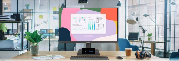 Монітор Asus 27" VA27DQFS D-Sub, HDMI, DP, 2xUSB, MM, IPS, 100Hz, 1ms, sRGB 99%, AdaptiveSync, Pivot