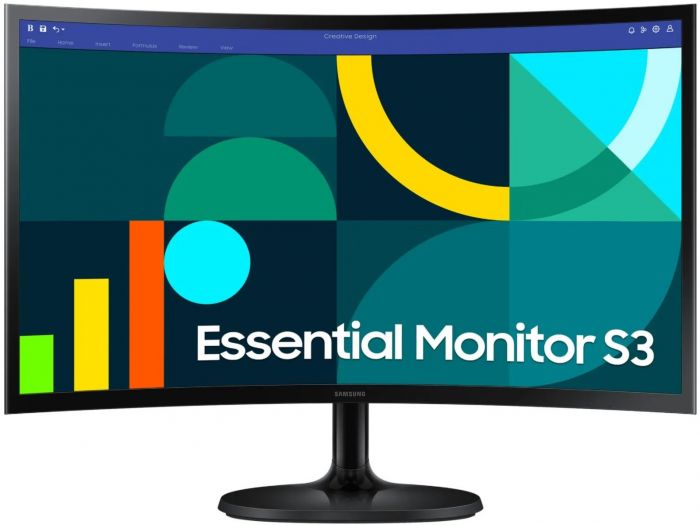 Монітор Samsung 23.8" S24D360 D-Sub, HDMI, VA, 100Hz, 4ms, CURVED