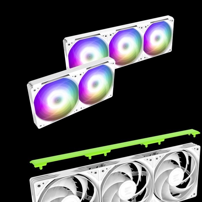 Система рідинного оxолодження  Zalman Alpha 2SE A36 ARGB, LGA1851, 1700, 1200, 115x, AM5, AM4, TDP 350W, білий