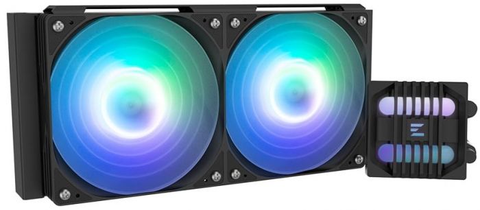 Система рідинного оxолодження  Zalman Alpha 2SE A24 ARGB, LGA1851, 1700, 1200, 115x, AM5, AM4, TDP 320W, чорний