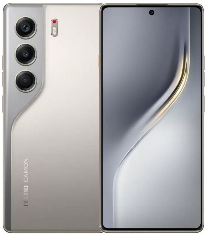 Смартфон TECNO Camon 40 (CM5) 6.78" 8/128ГБ, 2SIM, 5200мА•год, Sandy Titanium