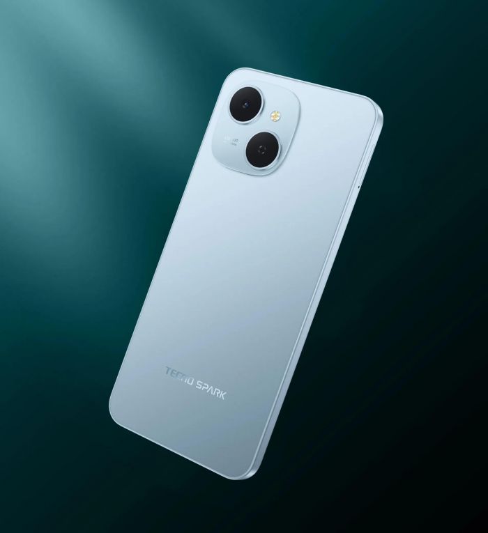 Смартфон TECNO Spark 40C (KM4k) 6.67" 4/128ГБ, 2SIM, 6000мА•год, Ripple Blue