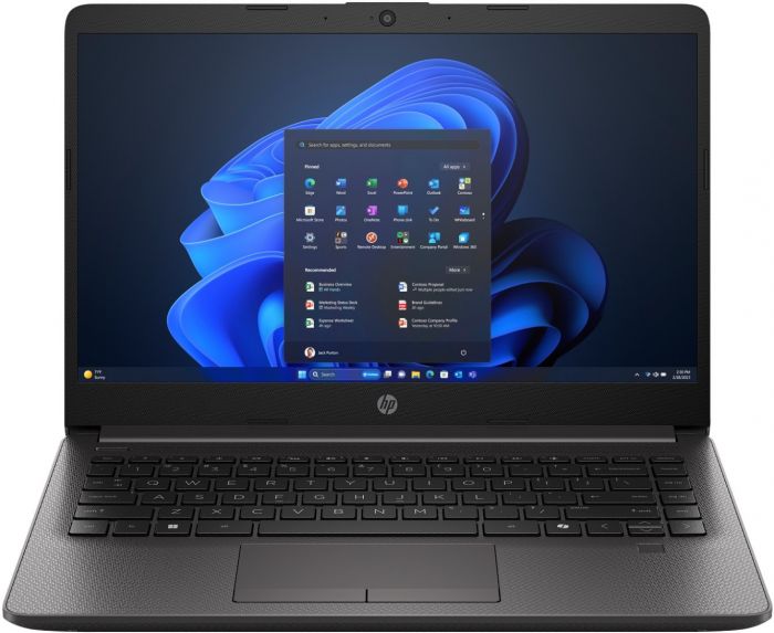 Ноутбук HP 240R-G9 14" FHD IPS AG, Intel 5-120U, 16GB, F512GB, UMA, DOS, чорний
