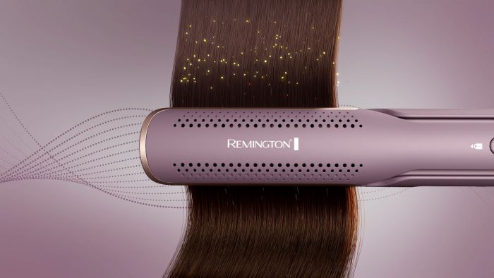 Стайлер  Remington AIRvive, 135Вт, темп.режимов-2, 140-190°C, термо килимок, кераміка, рожево- золотий