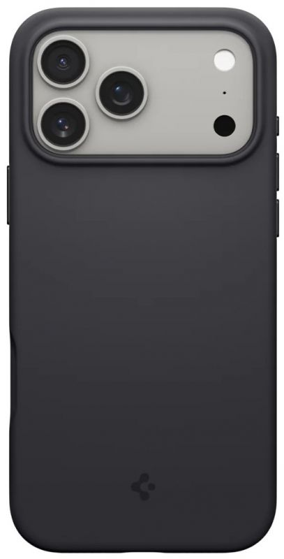 Чохол Spigen для iPhone 17 Pro, Silicone Fit MagFit, Black