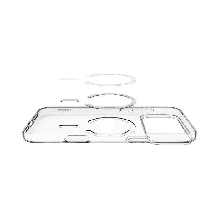 Чохол Spigen для iPhone 17 Pro Max, Liquid Crystal MagFit, Clear White