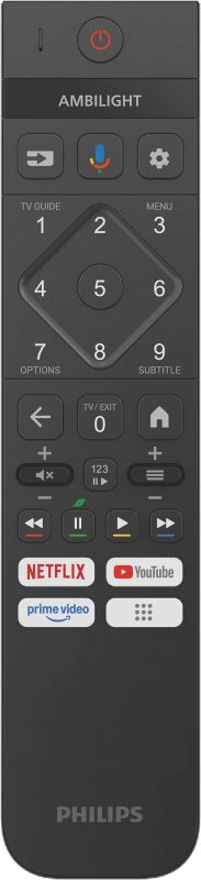 Телевізор 65" Philips OLED 4K 144Hz Smart Google TV Black Ambilight