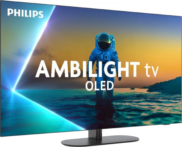 Телевізор 55" Philips OLED 4K 144Hz Smart Google TV Black Ambilight
