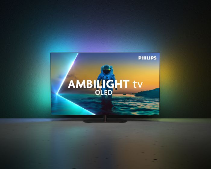 Телевізор 55" Philips OLED 4K 144Hz Smart Google TV Black Ambilight