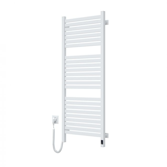 Рушникосушка Navin електрична Авангард Х, 1200х480х71мм, Wi-Fi, сталь, білий, ліве підключення