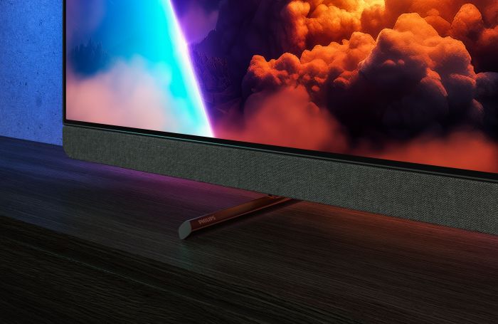 Телевізор 55" Philips OLED+ 4K 144Hz Smart Google TV Black Ambilight Bowers & Wilkins sound
