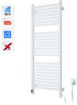Рушникосушка Navin електрична Авангард Х, 1200х480х71мм, Wi-Fi, сталь, білий, праве підключення