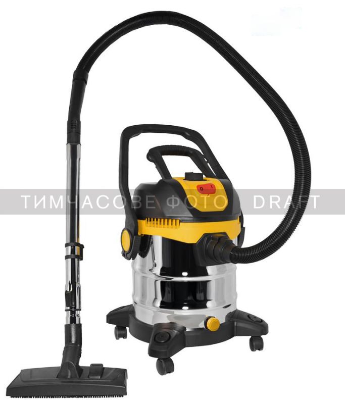 Пилосос професійний 2E PowerClean 20S 1200Вт 17кПа контейнер 20л розетка 220В/2000Вт вологе/сухе прибирання функція повітродувки IPX4 5.6кг