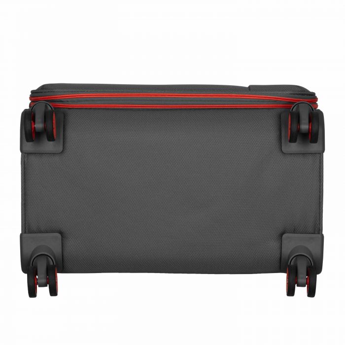 Набір валіз 2E, Trek, (M+S), TSA, 4 колеса, + 2 рюкзаки Cabin (2E-BPET-CABIN-GR), поліестр, сірий