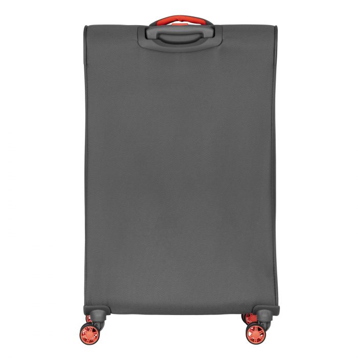 Валіза 2E, Trek, поліестер, велика, 97/117л, TSA, 4 колеса, EXP, сірий