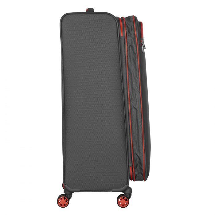 Валіза 2E, Trek, поліестер, велика, 97/117л, TSA, 4 колеса, EXP, сірий