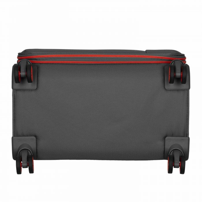 Валіза 2E, Trek, поліестер, велика, 97/117л, TSA, 4 колеса, EXP, сірий