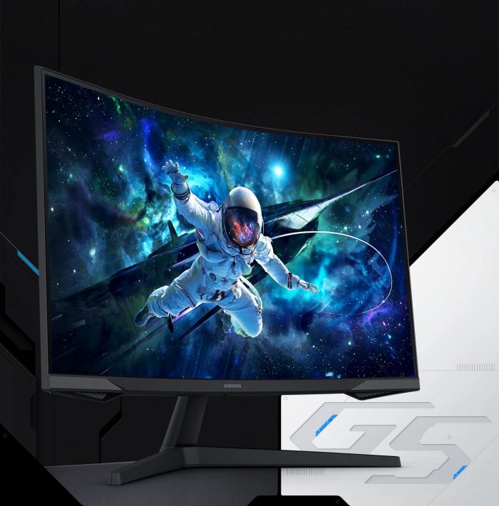 Монітор Samsung 31.5" Odyssey G55C 2xHDMI, DP, VA, 2560x1440, 165Hz, 1ms, CURVED