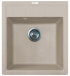 Мийка кухонна Adamant Brick, штучний камінь, квадрат, без крила, 460x515x200мм, чаша - 1, врізна, Avena