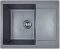 Мийка кухонна Adamant Minimal, штучний камінь, прямокут., з крилом, 615х495х200мм, чаша - 1, врізна, сірий