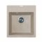 Набір кухонна Adamant Brick, штучний камінь, квадрат, без крила, 460x515x200мм, чаша - 1, врізна, Avena + змішувач