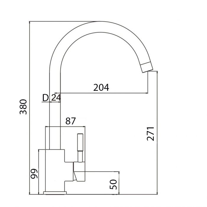 Набір кухонна Adamant Sun, штучний камінь, кругла, без крила, 510x200мм, чаша - 1, врізна, Avena + змішувач