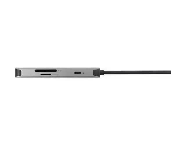 Хаб Acer 7in1 USB-С > 3xUSB-A3.2/HDMI/USB-C/PD/SD, 0.15м, сірий