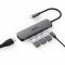 Хаб Acer 5in1 USB-С > 3xUSB-A3.0/HDMI/USB-C, 0.15м, сірий
