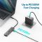 Хаб Acer 5in1 USB-С > 3xUSB-A3.0/HDMI/USB-C, 0.15м, сірий