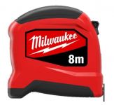 Рулетка Milwaukee SLIMLINE, 8мх25мм з фіксатором змотування, АБС-пластик
