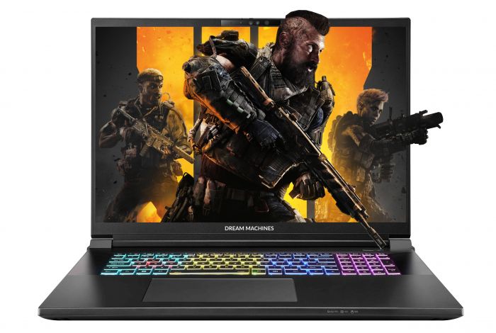 Ноутбук Dream Machines RX5090-18 18UHD+, Intel U9-275HX, 32GB, F2TB, NVD5090-24, DOS, чорний
