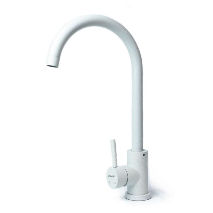 Набір кухонний Adamant Horizon Medium, штучний камінь, прямокут., з крилом, 700х500х230мм, чаша - 1, врізна, Old stone + змішувач та дозатор