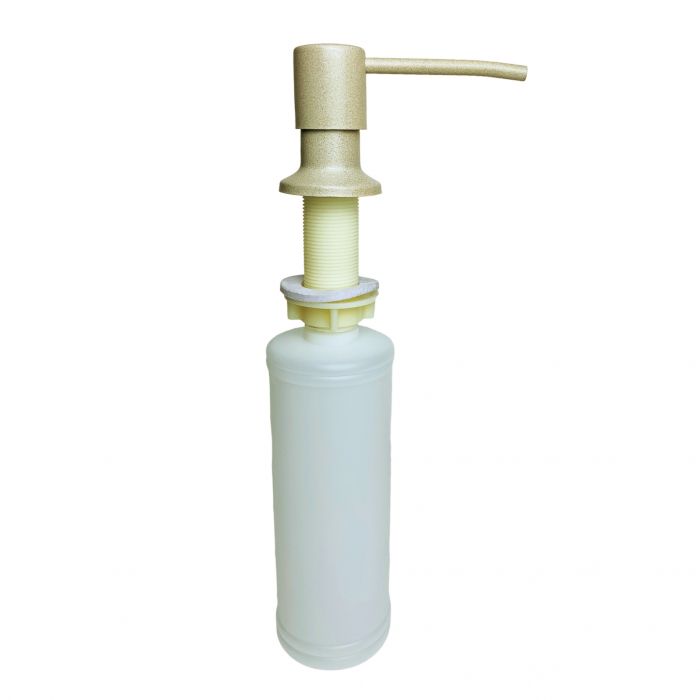 Набір кухонний Adamant Horizon Medium, штучний камінь, прямокут., з крилом, 700х500х230мм, чаша - 1, врізна, Сахара + змішувач та дозатор