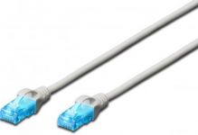 Патч-корд 2E CAT 5e, UTP, 15м, 26AWG, RJ45, 7/0.16, Cu, LSZH, сірий