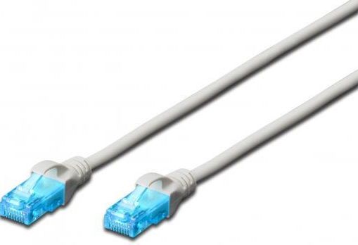Патч-корд 2E CAT 5e, UTP, 15м, 26AWG, RJ45, 7/0.16, Cu, LSZH, сірий