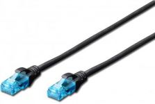 Патч-корд 2E CAT 5e, UTP, 10м, 26AWG, RJ45, 7/0.16, Cu, LSZH, чорний