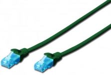 Патч-корд 2E CAT 5e, UTP, 0.50м, 26AWG, RJ45, 7/0.16, Cu, LSZH, зелений