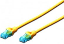 Патч-корд 2E CAT 5e, UTP, 0.20м, 26AWG, RJ45, 7/0.16, Cu, LSZH, жовтий