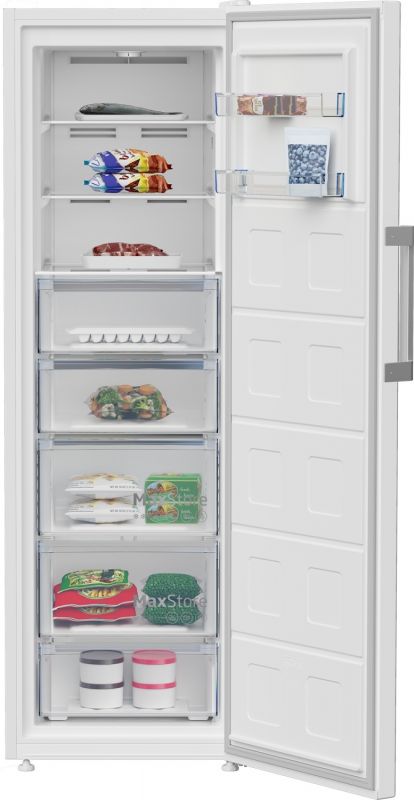 Морозильна камера Beko, 171x60x71, 260л, 1дв., E, NF, білий
