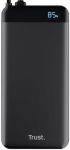 Акумулятор портативний літій-іонний power bank Trust Fiera, 20000мА·год, 2хUSB-C, 20W, PD/QC 3.0, чорний