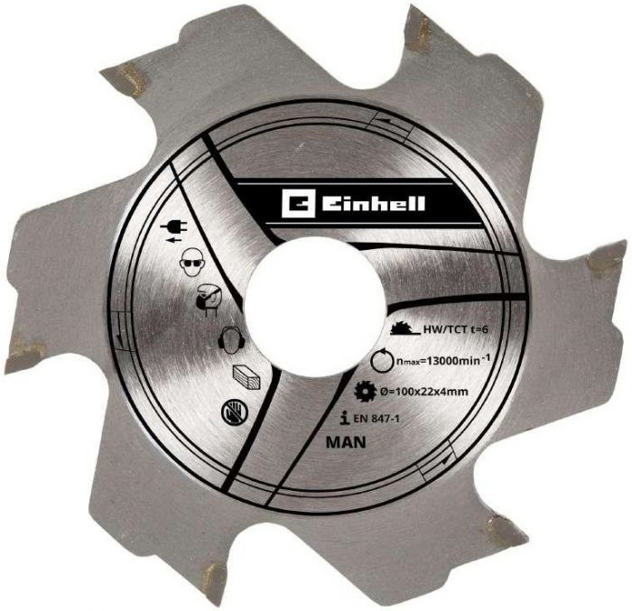 Диск до ламельного фрезера Einhell 100х22х3.8мм 6Т