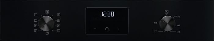 Духова шафа Electrolux електрична, 65л, A, дисплей, конвекція, телескопічні напрямні, чорний