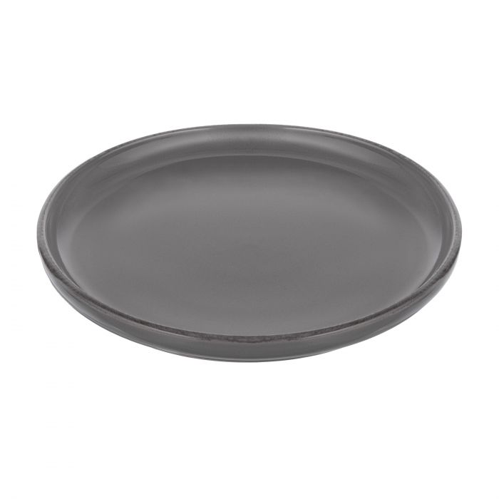 Тарілка обідня ARDESTO Lazio, 27см, кераміка, сірий темний