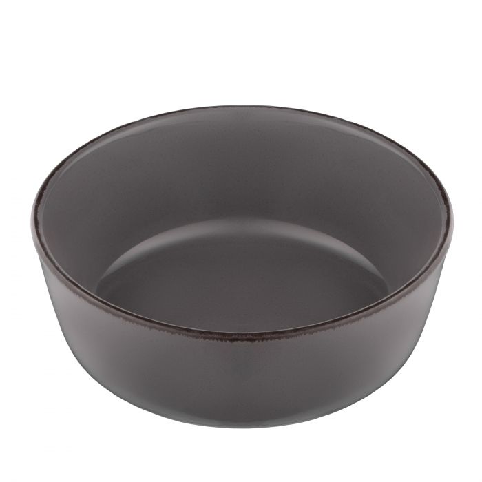 Салатник ARDESTO Lazio, 700мл, 16см, кераміка, сірий темний