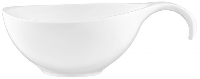 Салатник з ручкою ARDESTO, 360мл, порцеляна, білий